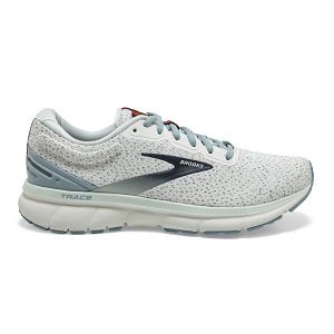 Brooks Trace Womens Road Running Shoes Grey/Blue/Black | USA-BQV831546